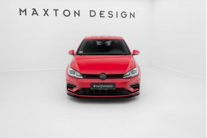 Street Pro Front Splitter Volkswagen Golf R / R-Line Mk7 Facelift - Black