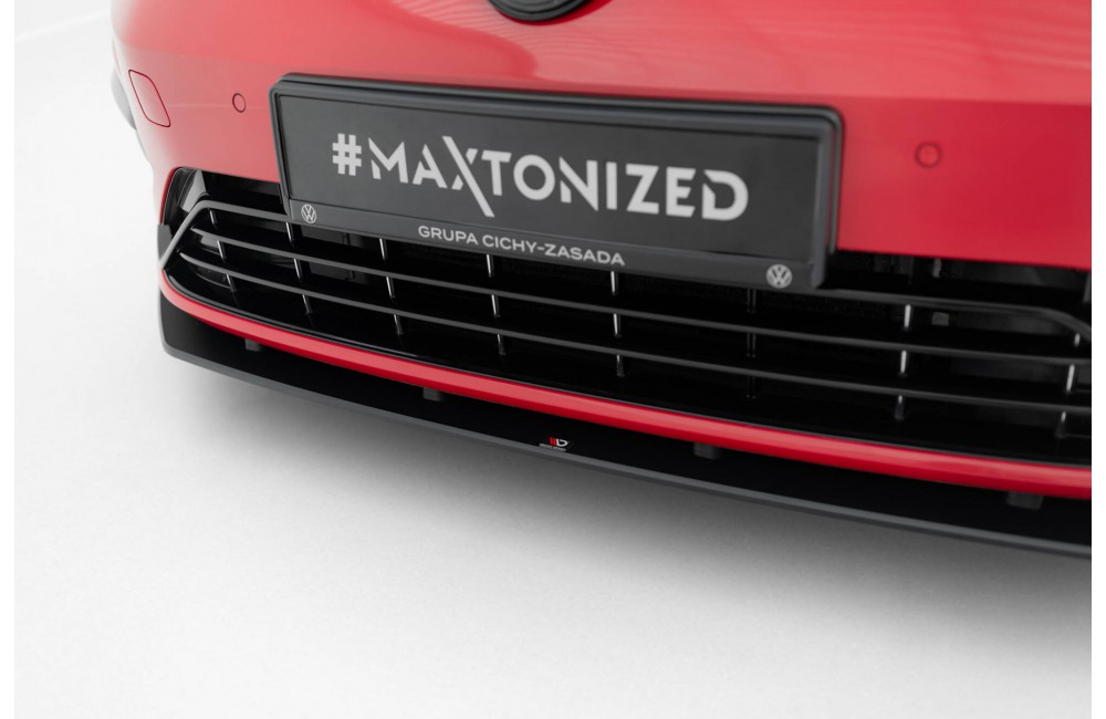 Street Pro Front Splitter Volkswagen Golf R / R-Line Mk7 Facelift - Black