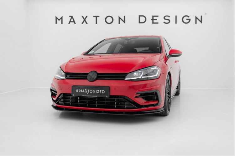 Street Pro Front Splitter Volkswagen Golf R \/ R-Line Mk7 Facelift