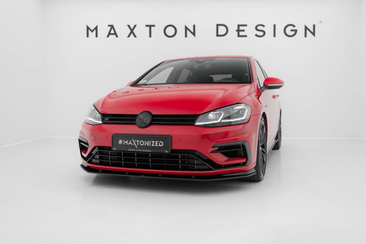 Street Pro Front Splitter Volkswagen Golf R \/ R-Line Mk7 Facelift