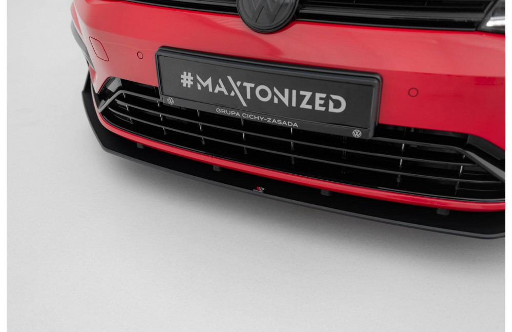 Street Pro Front Splitter V.2 Volkswagen Golf R / R-Line Mk7 Facelift - Black