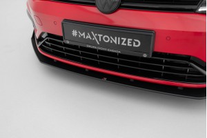 Street Pro Front Splitter V.2 Volkswagen Golf R / R-Line Mk7 Facelift - Black