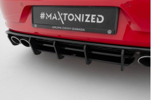 Street Pro Rear Diffuser Volkswagen Golf R Mk7 Facelift - Black