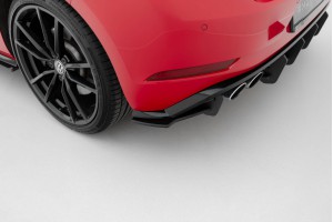 Street Pro Rear Side Splitters Volkswagen Golf R Mk7 Facelift - Black Street Pro Rear Side Splitters Volkswagen Golf R Mk7 Facelift - Black