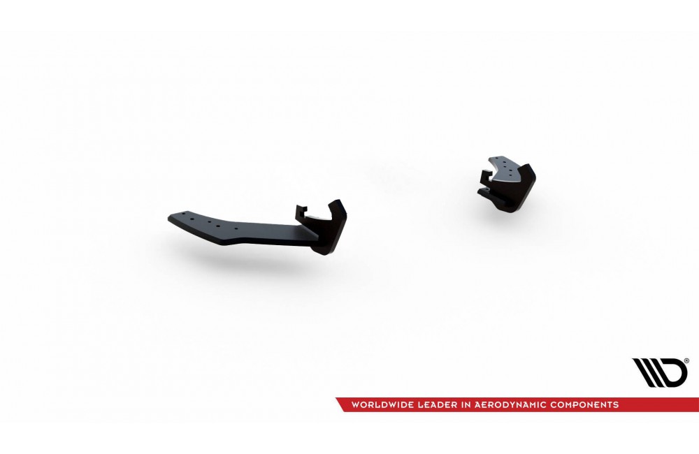 Street Pro Rear Side Splitters Volkswagen Golf R Mk7 Facelift - Black Street Pro Rear Side Splitters Volkswagen Golf R Mk7 Facelift - Black
