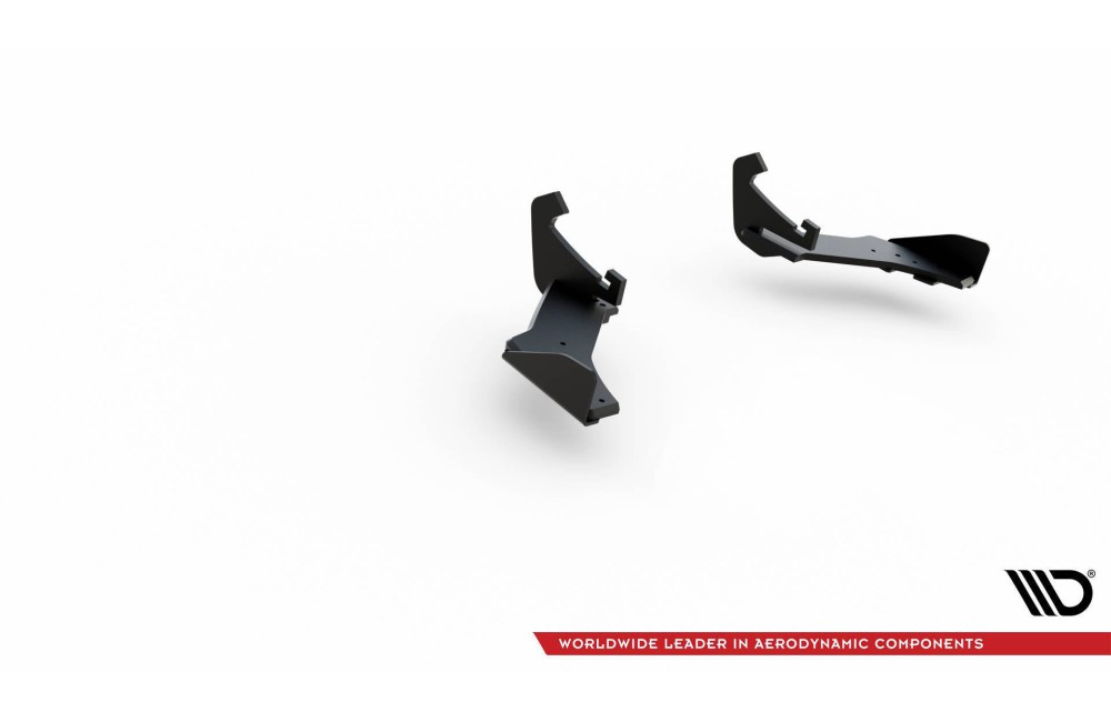 Street Pro Rear Side Splitters + Flaps Volkswagen Golf Mk7 R Facelift