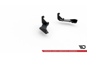 Street Pro Rear Side Splitters + Flaps Volkswagen Golf Mk7 R Facelift