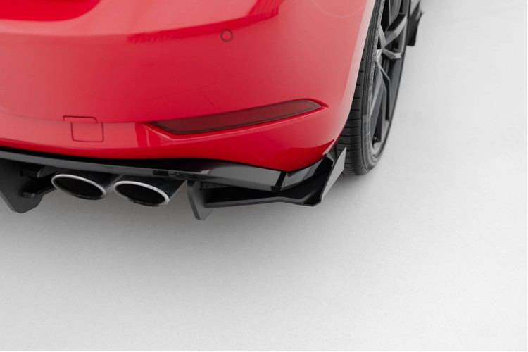 Street Pro Rear Side Splitters + Flaps Volkswagen Golf Mk7 R Facelift