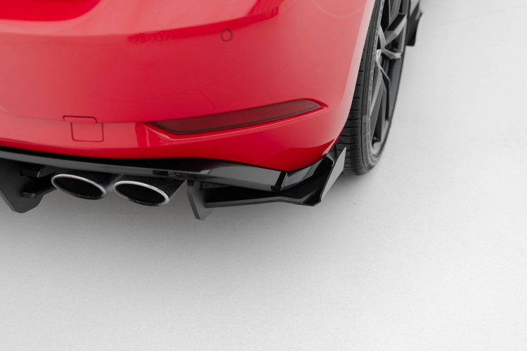 Street Pro Rear Side Splitters + Flaps Volkswagen Golf Mk7 R Facelift