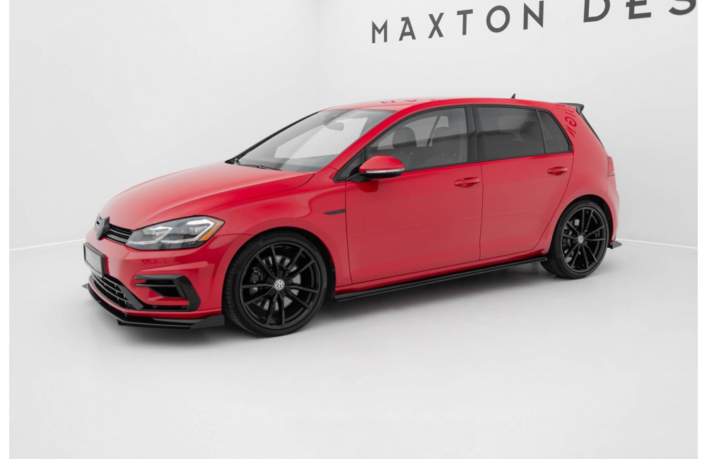 Street Pro Side Skirts Diffusers Volkswagen Golf R / R-Line Mk7 Facelift - Black Street Pro Side Skirts Diffusers Volkswagen Golf R / R-Line Mk7 Facelift - Black