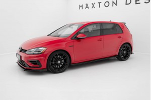 Street Pro Side Skirts Diffusers Volkswagen Golf R / R-Line Mk7 Facelift - Black Street Pro Side Skirts Diffusers Volkswagen Golf R / R-Line Mk7 Facelift - Black