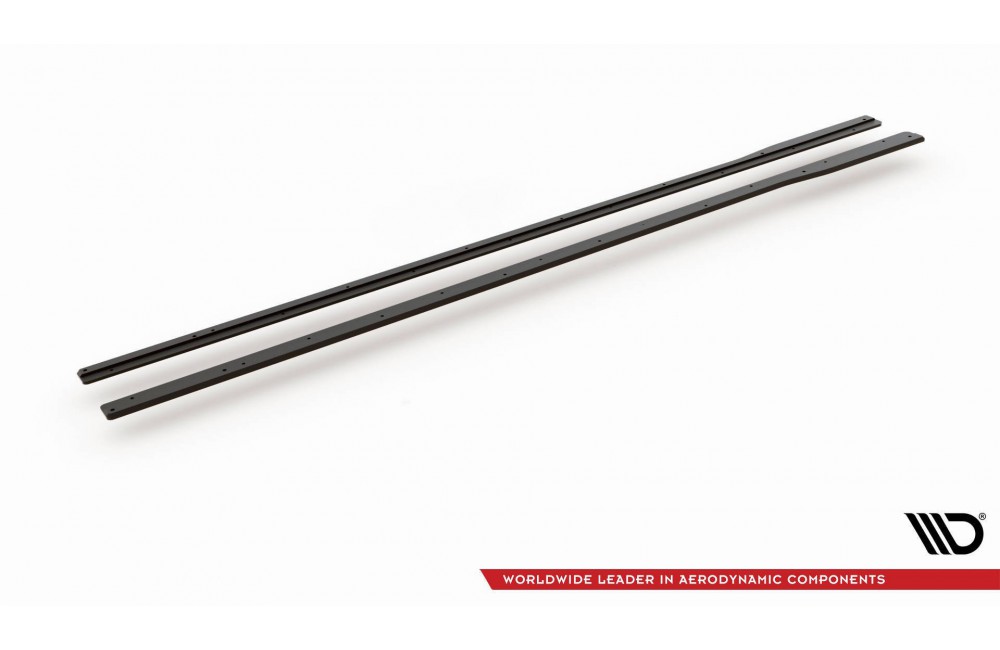 Street Pro Side Skirts Diffusers Volkswagen Golf R / R-Line Mk7 Facelift - Black Street Pro Side Skirts Diffusers Volkswagen Golf R / R-Line Mk7 Facelift - Black