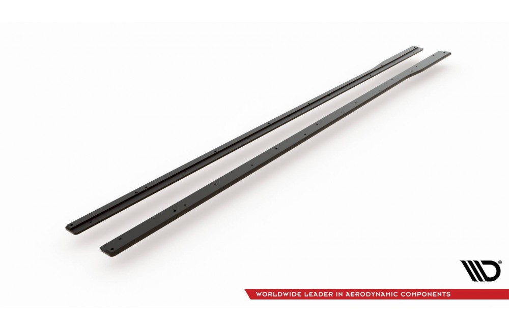 Street Pro Side Skirts Diffusers Volkswagen Golf R / R-Line Mk7 Facelift - Black Street Pro Side Skirts Diffusers Volkswagen Golf R / R-Line Mk7 Facelift - Black