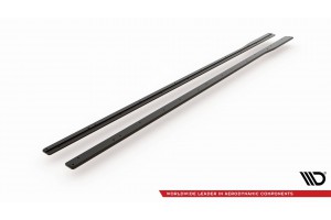 Street Pro Side Skirts Diffusers Volkswagen Golf R / R-Line Mk7 Facelift - Black Street Pro Side Skirts Diffusers Volkswagen Golf R / R-Line Mk7 Facelift - Black