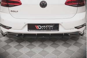 Street Pro Rear Diffuser Volkswagen Golf R-Line Mk 7 Facelift - Black