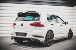 Street Pro Rear Diffuser Volkswagen Golf R-Line Mk 7 Facelift - Black
