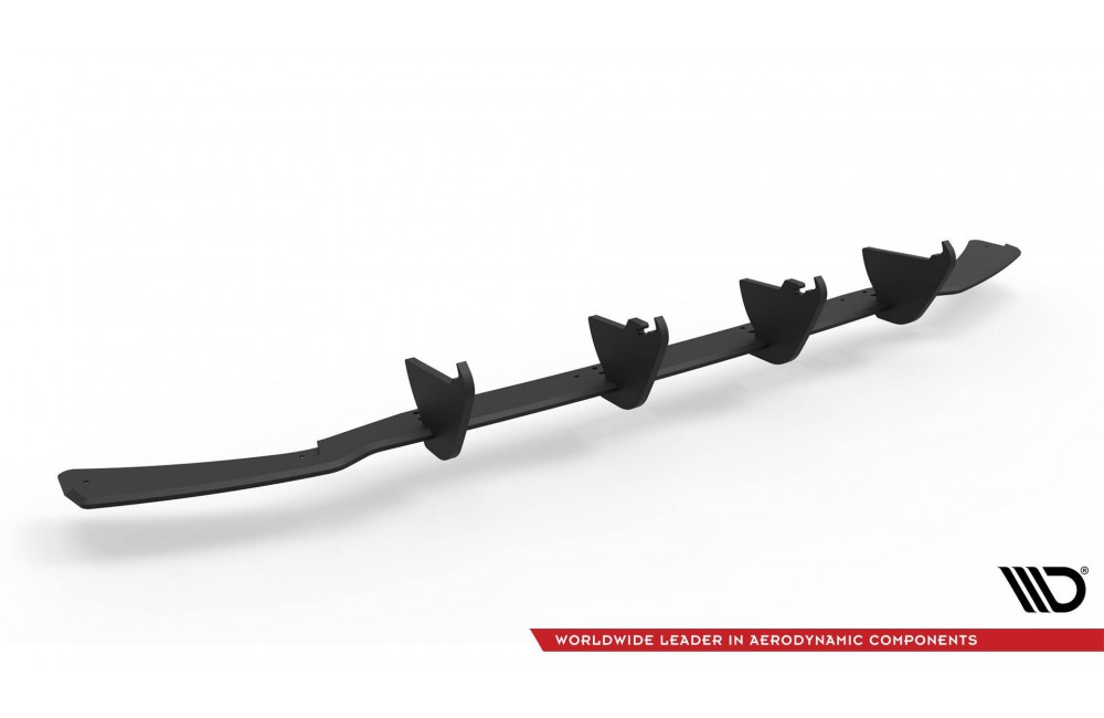 Street Pro Rear Diffuser Volkswagen Golf R-Line Mk 7 Facelift - Black