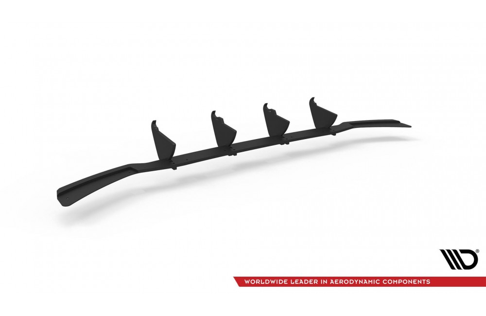 Street Pro Rear Diffuser Volkswagen Golf R-Line Mk 7 Facelift - Black