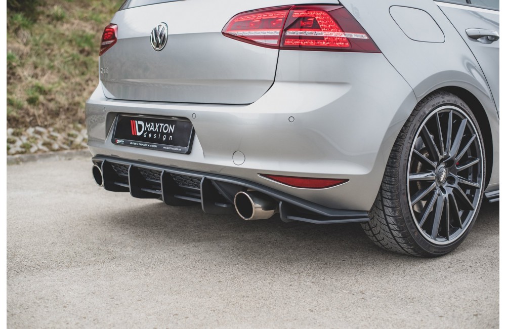 Street Pro Rear Diffuser V.1 VW Golf 7 GTI - Black
