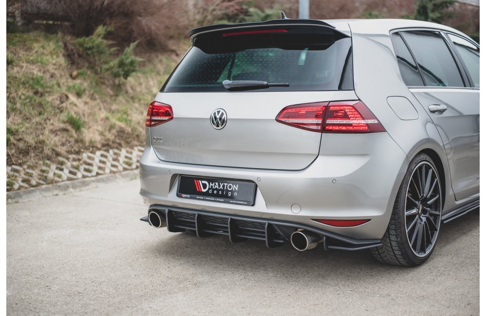 Street Pro Rear Diffuser V.1 VW Golf 7 GTI - Black
