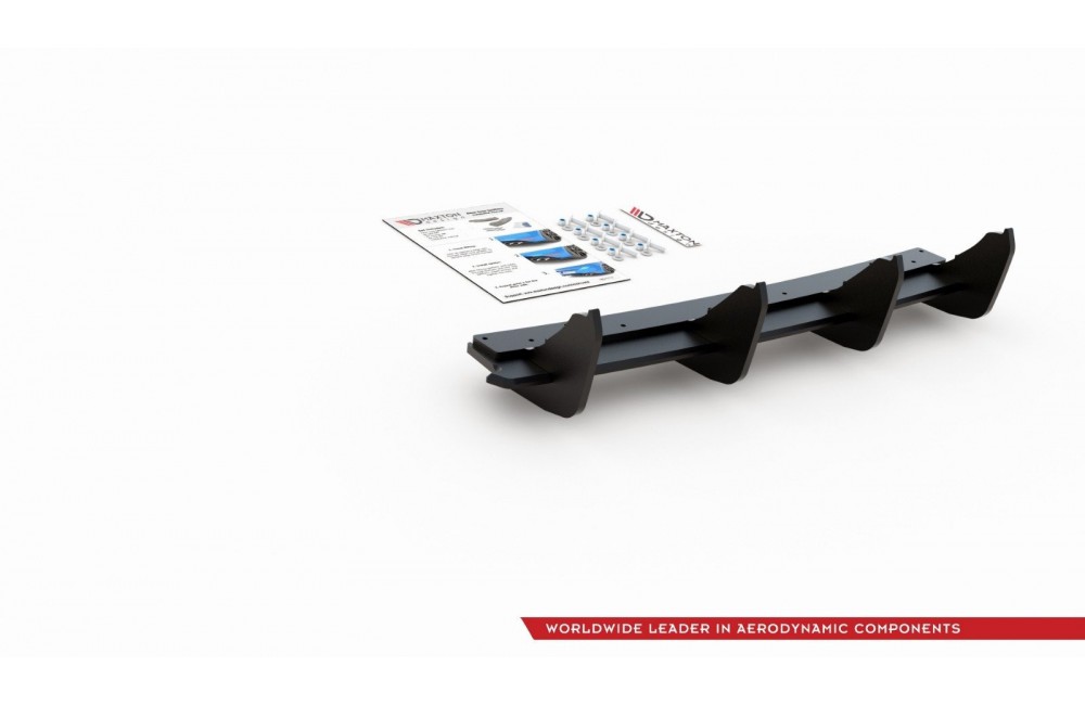 Street Pro Rear Diffuser V.1 VW Golf 7 GTI - Black