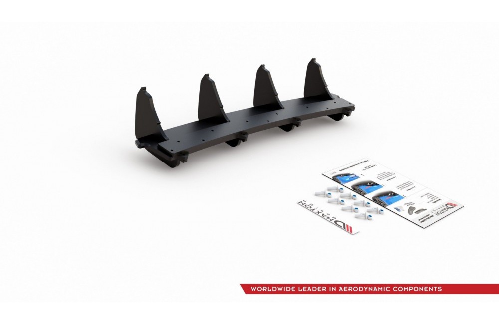 Street Pro Rear Diffuser V.1 VW Golf 7 GTI - Black