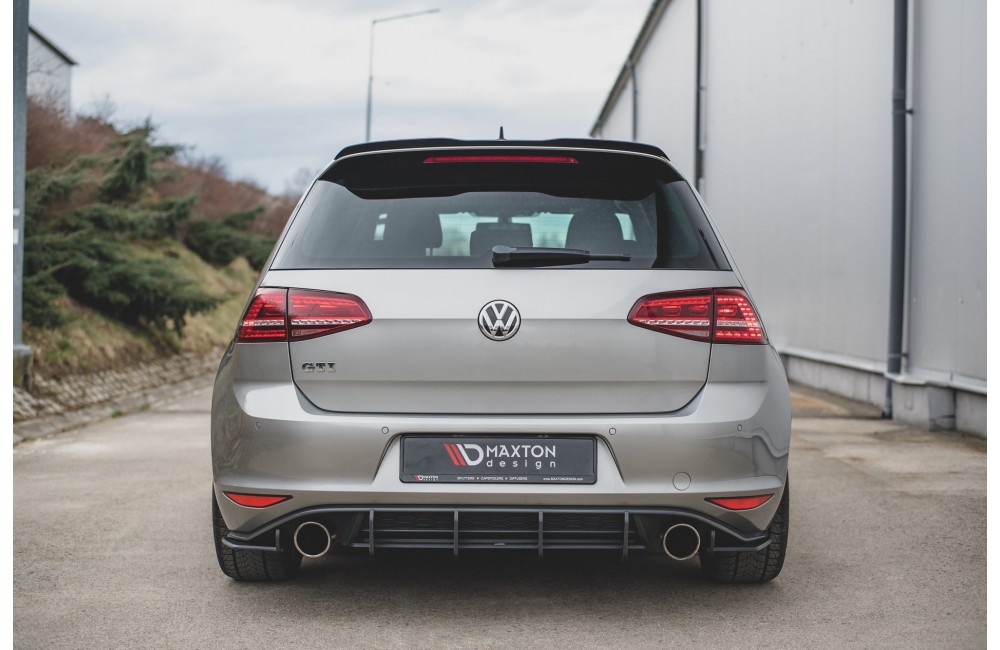 Street Pro Rear Diffuser V.1 VW Golf 7 GTI - Black