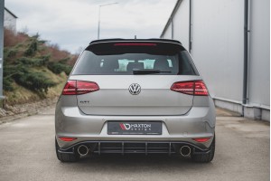 Street Pro Rear Diffuser V.1 VW Golf 7 GTI - Black