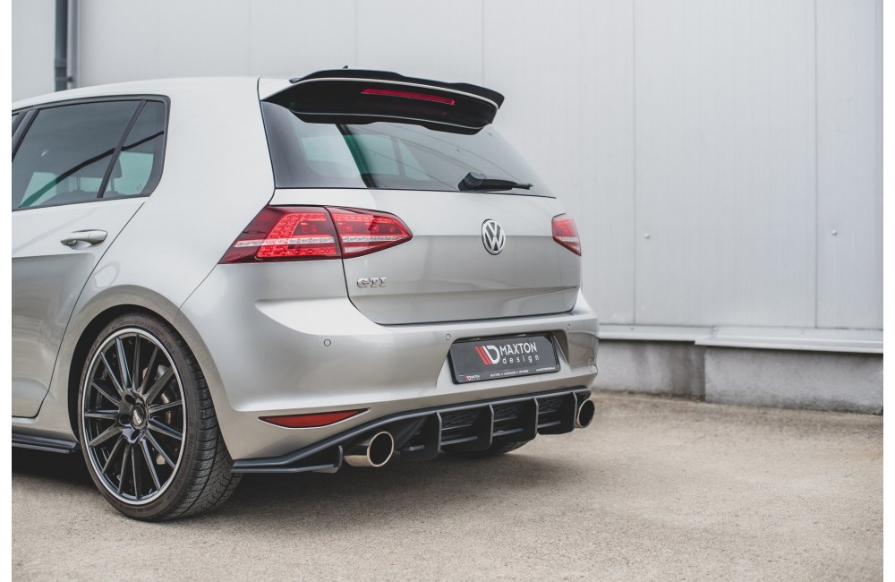 Street Pro Rear Diffuser V.1 VW Golf 7 GTI - Black