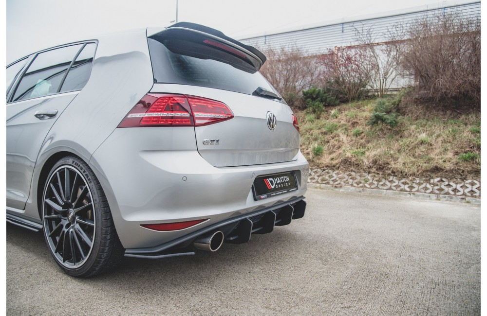 Street Pro Rear Diffuser V.2 VW Golf 7 GTI - Black