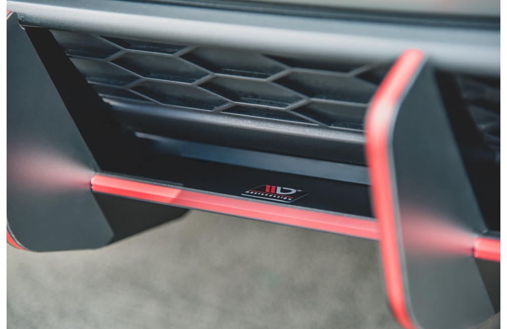 Street Pro Rear Diffuser V.2 VW Golf 7 GTI - Black