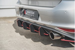 Street Pro Rear Diffuser V.2 VW Golf 7 GTI - Black