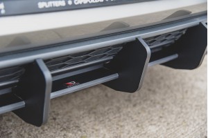 Street Pro Rear Diffuser V.2 VW Golf 7 GTI - Black