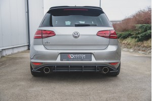 Street Pro Rear Diffuser V.2 VW Golf 7 GTI - Black