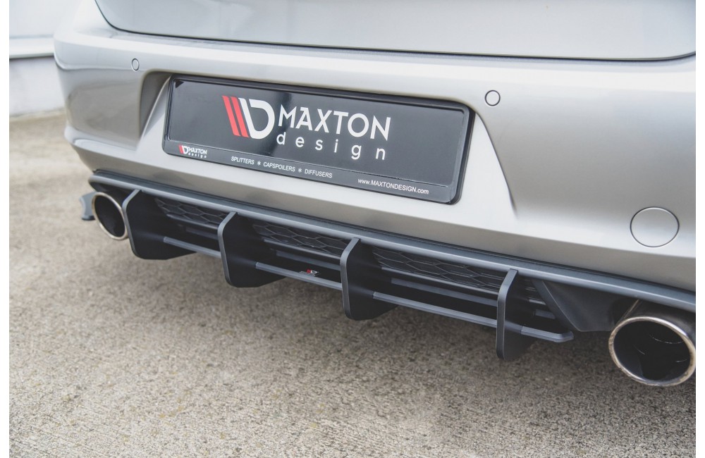 Street Pro Rear Diffuser V.2 VW Golf 7 GTI - Black