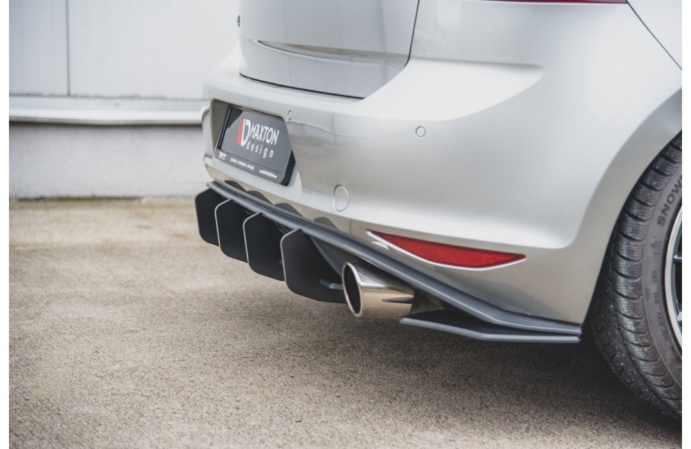 Street Pro Rear Diffuser V.2 VW Golf 7 GTI - Black