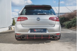 Street Pro Rear Diffuser V.2 VW Golf 7 GTI - Black