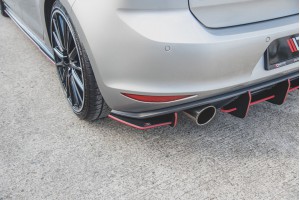 Street Pro Rear Side Splitters V.1 VW Golf 7 GTI - Black Street Pro Rear Side Splitters V.1 VW Golf 7 GTI - Black