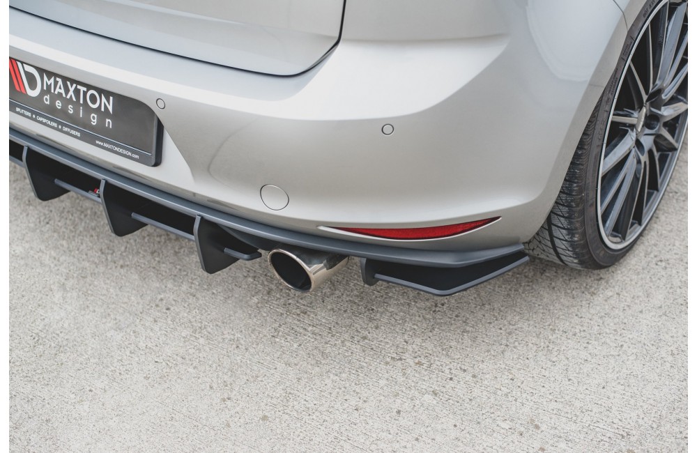 Street Pro Rear Side Splitters V.1 VW Golf 7 GTI - Black Street Pro Rear Side Splitters V.1 VW Golf 7 GTI - Black