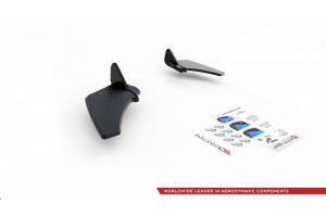 Street Pro Rear Side Splitters V.1 VW Golf 7 GTI - Black Street Pro Rear Side Splitters V.1 VW Golf 7 GTI - Black