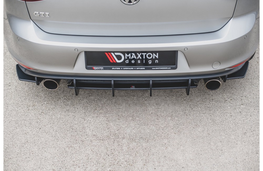 Street Pro Rear Side Splitters V.1 VW Golf 7 GTI - Black Street Pro Rear Side Splitters V.1 VW Golf 7 GTI - Black