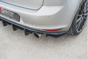 Street Pro Rear Side Splitters V.1 VW Golf 7 GTI - Black Street Pro Rear Side Splitters V.1 VW Golf 7 GTI - Black