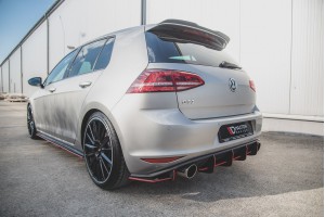 Street Pro Rear Side Splitters V.1 VW Golf 7 GTI - Black Street Pro Rear Side Splitters V.1 VW Golf 7 GTI - Black