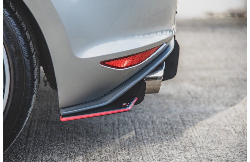 Street Pro Rear Side Splitters V.1 VW Golf 7 GTI - Black Street Pro Rear Side Splitters V.1 VW Golf 7 GTI - Black