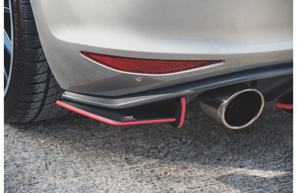 Street Pro Rear Side Splitters V.1 VW Golf 7 GTI - Black Street Pro Rear Side Splitters V.1 VW Golf 7 GTI - Black