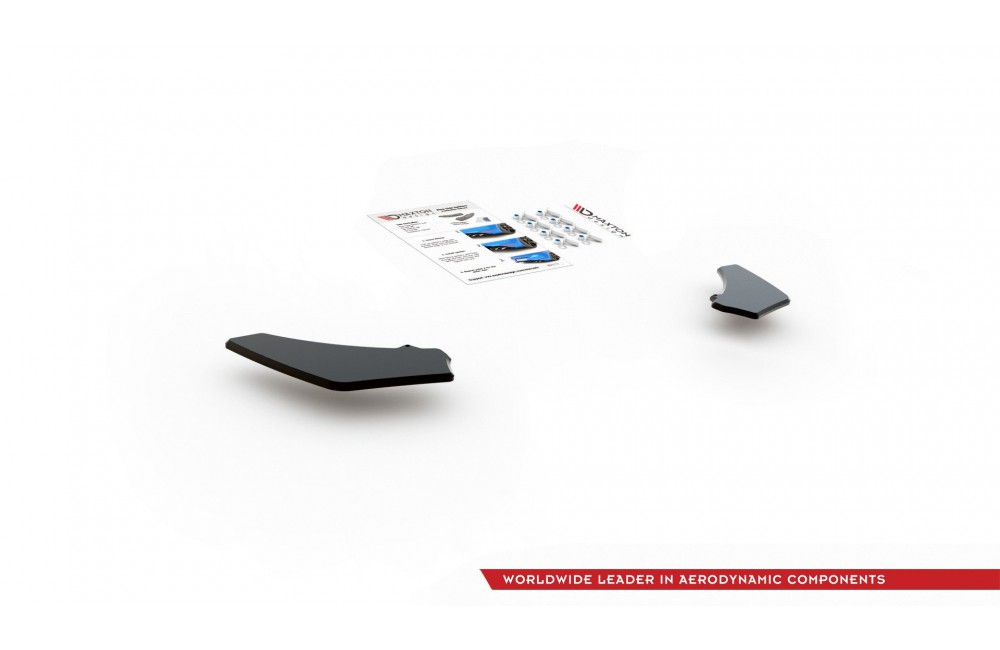 Street Pro Rear Side Splitters V.2 VW Golf 7 GTI - Black Street Pro Rear Side Splitters V.2 VW Golf 7 GTI - Black