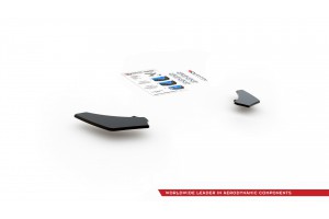 Street Pro Rear Side Splitters V.2 VW Golf 7 GTI - Black Street Pro Rear Side Splitters V.2 VW Golf 7 GTI - Black