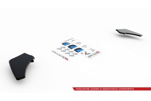 Street Pro Rear Side Splitters V.2 VW Golf 7 GTI - Black Street Pro Rear Side Splitters V.2 VW Golf 7 GTI - Black