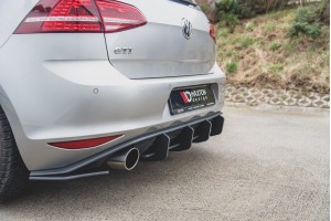 Street Pro Rear Side Splitters V.2 VW Golf 7 GTI - Black Street Pro Rear Side Splitters V.2 VW Golf 7 GTI - Black