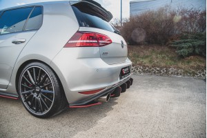 Street Pro Rear Side Splitters V.2 VW Golf 7 GTI - Black Street Pro Rear Side Splitters V.2 VW Golf 7 GTI - Black